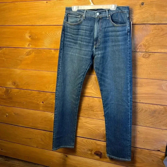 Re/Done Men's Straight Jeans - Blue - Picture 1 of 12